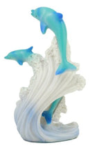 Ebros Three Bottlenose Dolphins Leaping Out Of The Waves Statue 6.25"Tall