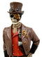 Steampunk Skeleton Costume Gentleman Figurine 8.75"H Detective Inspector Gadget