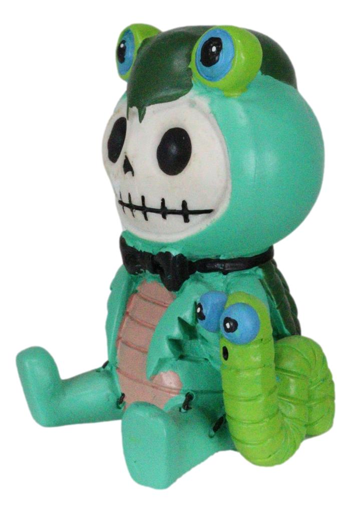 Ebros Furrybones Manny The Mantis Hooded Skeleton Monster Collectible Sculpture - Ebros Gift