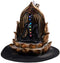 Ebros Seven Chakra Yoga Backflow Incense Burner Resin Figurine 6"H