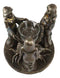 Ebros Occultic Wiccan Triple Goddess Maiden Mother Crone Votive Candle Holder Figurine