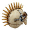 Steampunk Cyborg Punk Rock Aristocrat With Bullet Spikes Hair Figurine 6.75"L