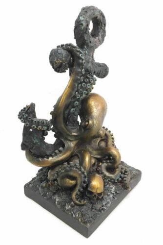 Ebros Giant Deep Sea Octopus Kraken Hauling Anchor Decorative Paperweight Figurine