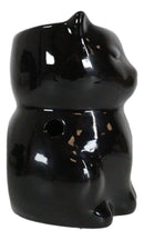 Wicca Witching Hour Feline Black Cat Kitten Essential Oil Warmer Candle Holder