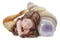 Ebros Under The Sea Young Mermaid Resting by Snail Sconce Shell Figurine