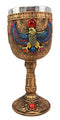 Ancient Egyptian Horus Falcon Bird God Of The Sky 6oz Wine Goblet Chalice Cup