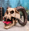 Large Bizarre Demonic Krampus Ram Horned Skull Statue Gothic Figurine Halloween