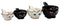 Ebros Gift Ceramic Feline Hiding Kitten Cats Measuring Cups Set of 4 Baking & Cooking Kitchen Essentials Figurines