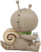 Ebros Furrybones Den Den Figurine Sunflower Hooded Skeleton Snail Collectible