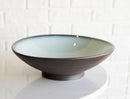 Pack Of 4 Ceramic Zen Blue Dinner Entree Soup Deep Plates Or Shallow Bowls 36oz