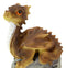 Ebros 'Home is Where My Dragon is' Baby Dragon on Rock Resin Figurine 7.5" H