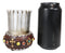 Western Vintage Vase With Colorful Beads Le Fleur Crosses Pen Holder Figurine