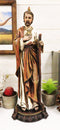 Apostle Saint Jude Thaddeus With Holy Spirit Fire Wearing Brown Robe Figurine