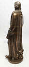 Ebros 9.5 Inch Bronze Colored Standing Thomas Jefferson Statue Figurine