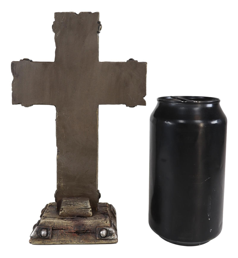 Pack Of 4 Rustic Western Inspirational Christian Bible Verses Standing Crosses