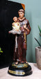 Ebros Gift Saint Anthony Carrying Baby Jesus Decorative Figurine 5.5" Tall