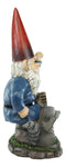 Ebros Grumpy Mr Gnome Dwarf With Feisty Raccoon Raising Fists Not Welcome Statue 17"H