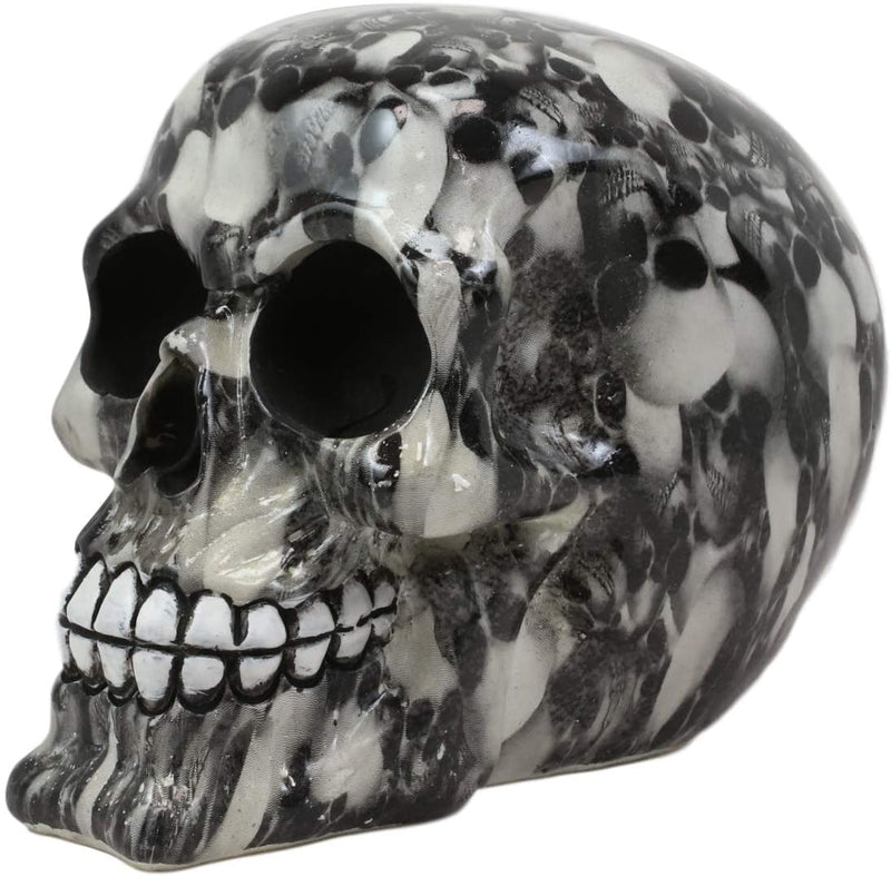 Ebros Day Of The Dead Black Ossuary Lost Souls Tattoo Sugar Cranium Skull Statue
