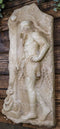 Ancient Greek Sepulchral Warrior Wall Plaque Relief Large Decor Sculpture 15"H