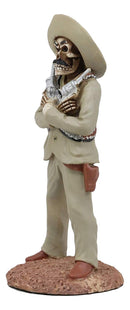 Ebros Day of The Dead General Pancho Villa with Dual Revolvers Skeleton Statue Governor of Chihuahua Mexican Revolutionary Hero of División del Norte Sculpture Home Decor Halloween DOD Figurine