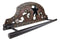 Cowboy Western Rustic Bootcut Scroll Lace Lone Star Wall Hand Towel Holder Roll