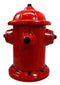 Ebros Gift Ceramic Fire Hydrant Treat Cookie Jar Decorative Figurine 10"H