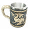 Skeletal Dragon Fossil Skeleton Skulls Ossuary Beer Stein Tankard Coffee Cup Mug