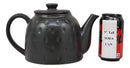 Ebros Gift Whimsical Black Spotted Fat Owl Ceramic 52oz Large Tea Pot With Built In Strainer Spout As Teapots Home Decor Of Owls Owlet Nocturnal Bird Decorative