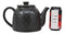 Ebros Gift Whimsical Black Spotted Fat Owl Ceramic 52oz Large Tea Pot With Built In Strainer Spout As Teapots Home Decor Of Owls Owlet Nocturnal Bird Decorative