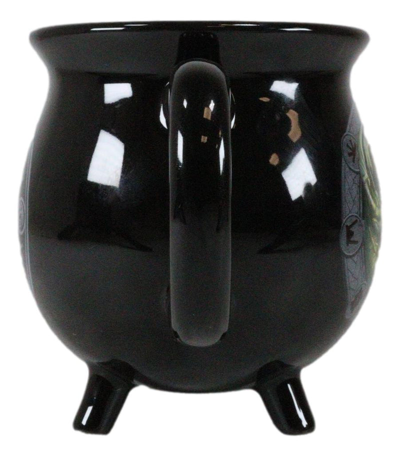 Wicca Sabbats Wheel of The Year Ostara Dragon Heat Color Changing Cauldron Mug