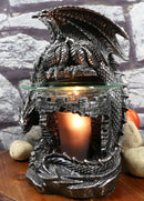 Ebros Castle Tower Sentry Dragon Electric Oil Burner Tart Warmer Night Light