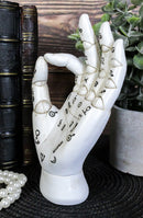 Psychic Fortune Teller Chirology Palmistry Hand Palm With Lines Mounts Figurine