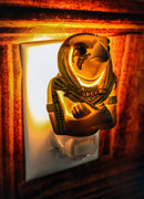 Ancient Egyptian God of the Sky And War Horus Wall Plug In LED Night Light Decor