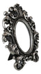 Victorian Floral Scrollwork Ornate Vanity Dressing Desktop Table Mirror Accent