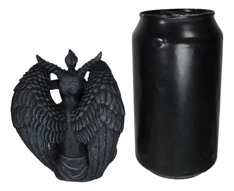 Goat of Mendes See Hear Speak No Evil Devil Baphomet Gargoyle Set of 3 Figurines