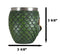 Green Khaleesi's Dragon Scale Egg With Wyrmling Small Cups Shot Glass Set Of 2