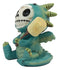 Ebros Furry Bones Scorchie The Dragon Fury Skeleton Cooking Marshmallow Figurine 2.25" H Furrybones Land Of The Dragons Hooded Skull Monster Collectible Sculpture Decorative Toy