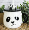 China Giant Panda Bear Ceramic Coffee Tea Mug Drink Cup With Spoon And Lid 14oz
