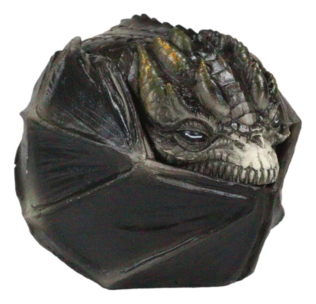 Fear The Dragon Green Hibernating Small Trinket Jewelry Box Stanley Morrison