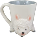 Ebros Bottoms Up Acrobatic Wooly Lamb Sheep Coffee Mug Drink Cup 11oz Home Decor