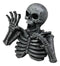 Thriller Graveyard Morbid Clawing Skeleton Wall Decor Dead Skull Hanging Statue