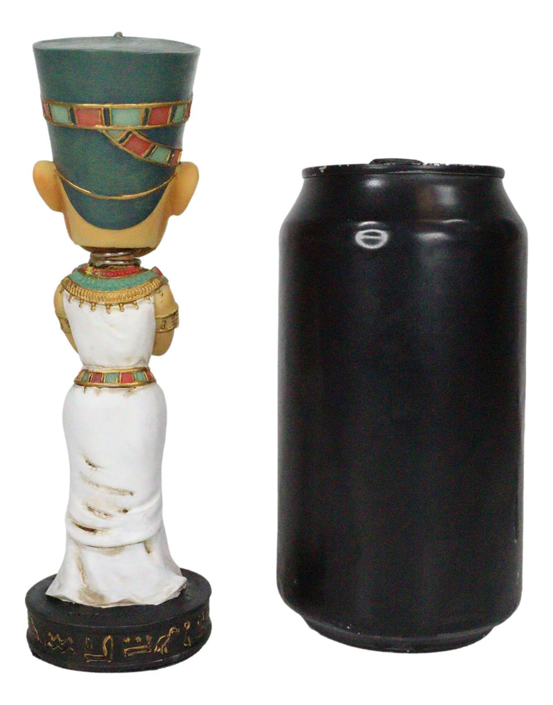 Egyptian Dynasty Queen Nefertiti Neferneferuaten Bobblehead Figurine Egypt Toy