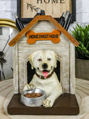 Labrador Golden Retriever Dog In Doghouse Kennel Stationery Pen Pencil Holder