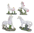 Beautiful Rare Mythical Legendary Unicorn Miniature Figurine Collectible Set