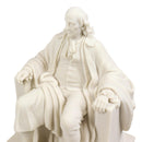 National Monument Founding Father Benjamin Franklin On Classical Chair Statue