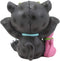 Ebros Larger Furry Bones Bagheera & Pink Panther Skeleton Figurine 3.5" Tall