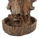 Morphing Screaming Underworld Skulls In Willow Tree Backflow Incense Cone Burner