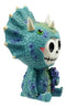 Furrybones Spike Triceratops Dinosaur Costume Skeleton Monster Sit Up Ornament
