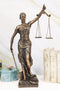 Ebros Large Greek Lady Goddess Of Justice La Justica Dike Bronzed Resin Figurine 18"H