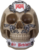 Ebros Knights of The Round Table King Arthur Skulls Sir Bedivere Skull Figurine